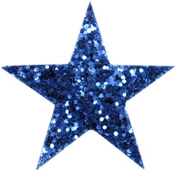 STARLIGHT coarse grained glitter hair clip Blue.jpg