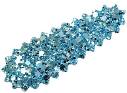 Star coarse grained Glitter Hair Clip Light Blue testata prodotto medium.jpg